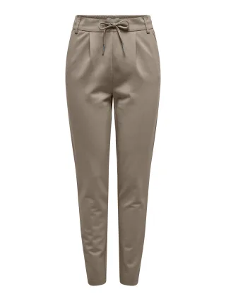 ONLY - ONLPOPTRASH LIFE EASY COL PANT PNT NOOS fossil - Gr. - L/30