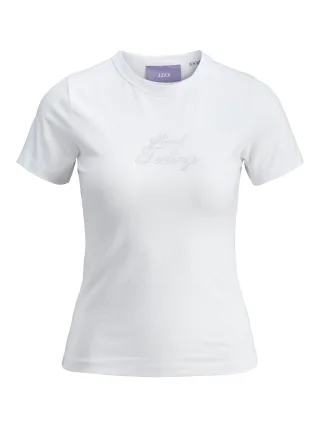 JJXX - JXGIGI STR SS RHINESTONE TEE JRS LN bright white - Gr. - S