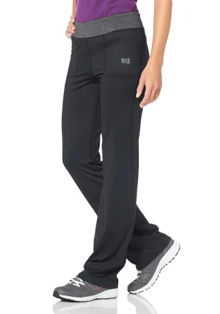 H.I.S Leggings "aus recyceltem Material" Bund mit Wickeloptik