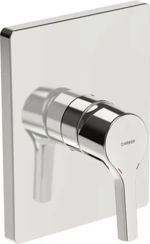 Hansa Brausearmatur Unterputz HANSAPALENO 8051 Ros. eckig chr 80519001
