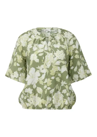 s.Oliver - Bluse olive|creme - Gr. - 36
