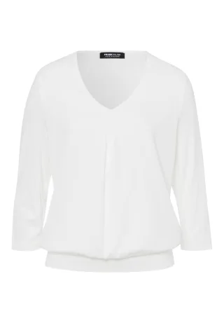 FRANK WALDER - Blusenshirt NOS mit Bequemlichkeitsfaktor ecru - Gr. - 38