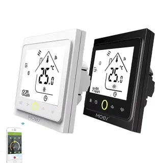 MoesHouse Tuya Zigbe Water/Electric Floor Heating/Gas Boiler Thermostat Touch Panel Smart Home Temperature Controller Vo