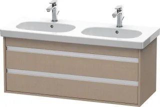 Duravit Ketho Waschtischunterbau wandhängend Leinen Matt 1150x455x480 mm - KT664907575 KT664907575
