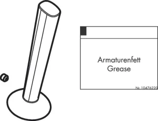 Hansgrohe Griff PuraVida Mischer chrom , 95287000 95287000