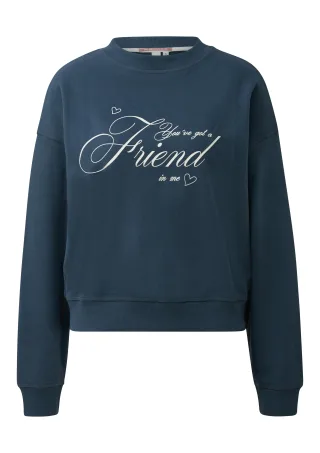 qs - Sweatshirt blau - Gr. - S