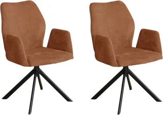 OTTO home Armlehnstuhl "Hacienda" () moderner Cord Bezug, 2er Set