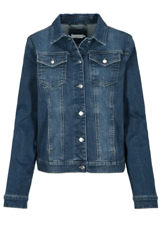 CLARINA - Jeansjacke dark denim - Gr. - 38