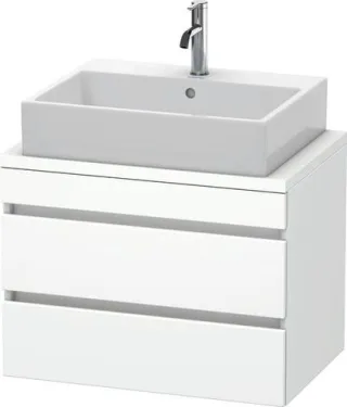 Duravit DuraStyle Konsolenwaschtischunterbau wandhängend Weiß Matt 700x478x512 mm - DS530601818 DS530601818