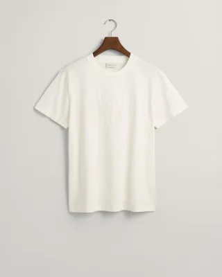 GANT - Tonal Shield T-Shirt eggshell - Gr. - XXXL