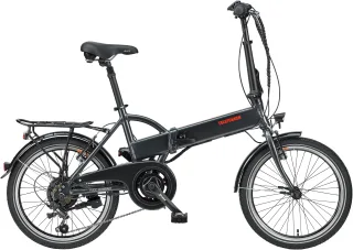 Telefunken "Kompakt F820" 6 Gang Shimano Tourney Schaltwerk Heckmotor 250 W Pedelec, Elektrofahrrad für Damen u. Herren