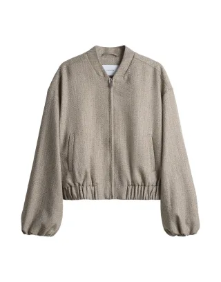Opus - Blouson - Jalea herringbone braun - Gr. - 36