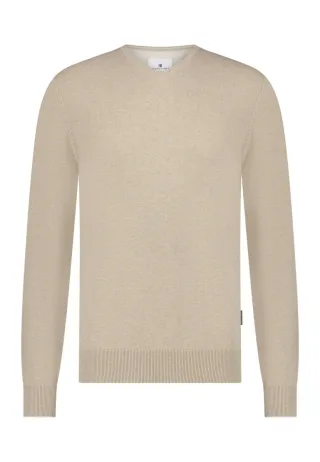 State of Art - Pullover mit V-Ausschnitt beige - Gr. - XXL