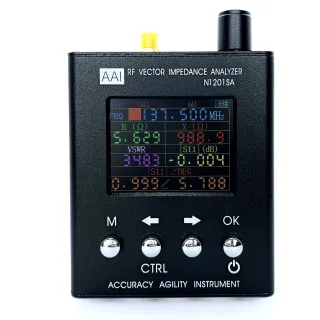 AAI ORIGINAL English Verison N1201SA 137.5-4400MHz UV RF Vector Impedance ANT SWR Antenna Analyzer Meter Tester