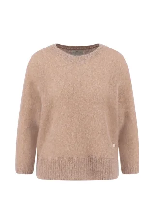 FYNCH-HATTON - PULLOVER HAIRY SOLID cappucchino - Gr. - XS