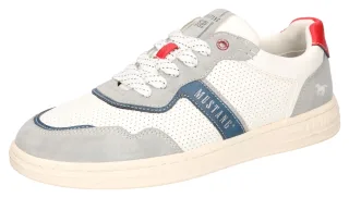 Mustang Shoes Sneaker, Retro Sneaker, Schnürschuh mit Kontrastbesätzen