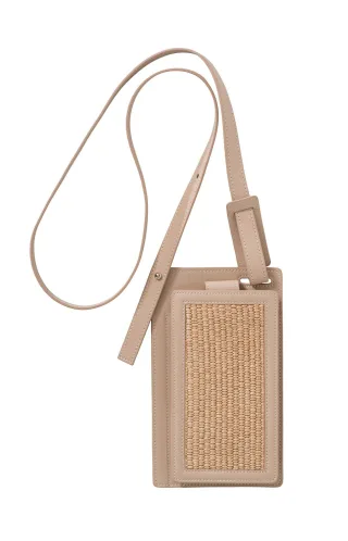 Yaya - iPhone-Strohtasche beige - Gr. - ONE SIZE