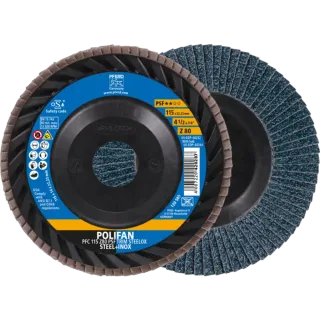 PFERD TOOLS POLIFAN Fächerscheibe PFC konisch Universallinie PSF TRIM STEELOX für Stahl/Edelstahl - 67771118