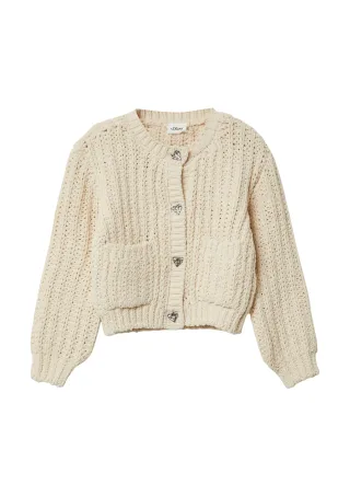 s.Oliver - Strickjacke beige - Gr. - 116/122