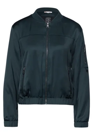 Street One - Satin-Blouson grün - Gr. - 42