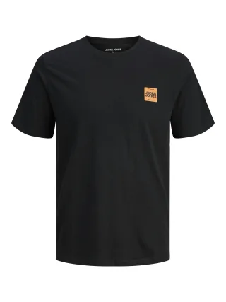 JACK&JONES - JJBRANDY TEE SS CREW NECK LN black - Gr. - S