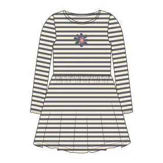 STACCATO - Md.-Kleid, Streifen deep blue str. - Gr. - 80