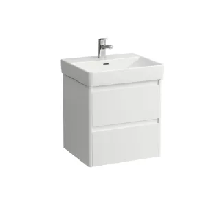 LAUFEN Waschtischunterschrank BASE 2.0 446x521x515 2 Schubl m. Griffmulde f.WT H810962 weiß matt, H4 H4112421082601