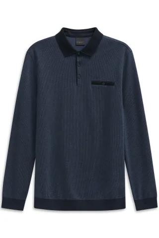 bugatti - Herren Polo 1/1 Arm marine - Gr. - XXL