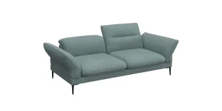 FLEXLUX 2,5-Sitzer "Salino, Funktionssofa, Relaxsofa" Sofa mit Arm- und Kopfteil-Verstellungen, Kaltschaum & Stahl-Wellen