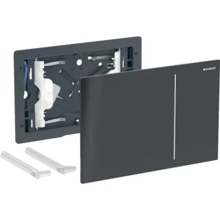 Geberit Betätigungsplatte Sigma70, für 2-Mengen-Spülung Glas schwarz, Ersatzteil, 242813SJ1 242813SJ1