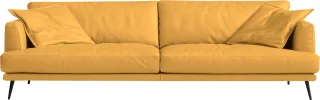 Egoitaliano 2,5-Sitzer "Sophia, Designsofa mit extrakomfortablem Sitzkomfort" Daunenfederung, inkl. 2 Kissen