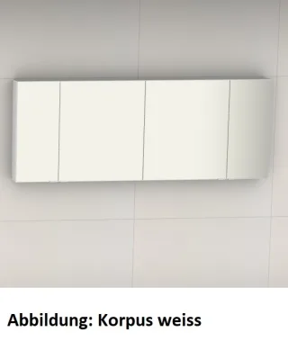 Artiqua Spiegelschrank, Weiß Glanz, 070-SDT-1-18-68 070-SDT-1-18-68