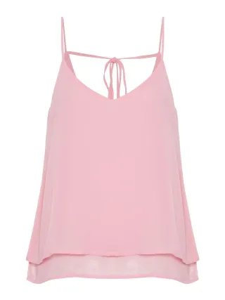 VERO MODA - VMBARBARA SINGLET TOP prism pink - Gr. - M