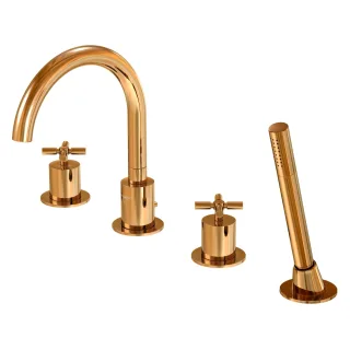 Steinberg Serie 250 4-Loch Wannenarmatur, rose gold, 2502400RG 2502400RG