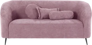 Home affaire 3-Sitzer "Ashly" in 3 Bezugsvarianten, Bouclé, Samtoptik und Struktur weich.