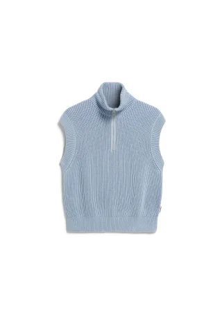 Armedangels - VANISÉ KNIT VEST blue glow-dark blue glow - Gr. - S