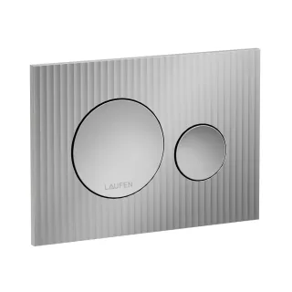 Laufen Betätigungsplatte MOONDANCE INEO mit Zweimengenbetätigung chrom matt, H9001160070001 H9001160070001