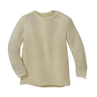 Disana Melange-Pullover Natur Gr. 98/104