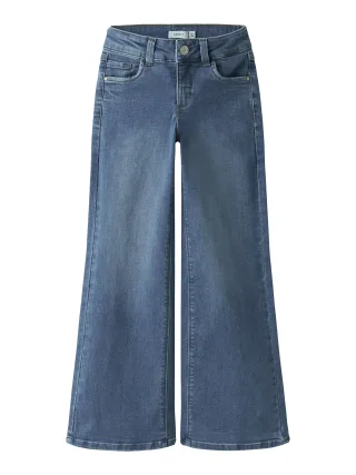 NAME IT - NKFPOLLY X-WIDE JEANS 3057-FR NOOS Medium Blue Denim - Gr. - 128