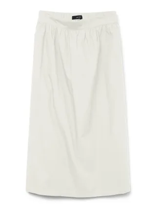 VERO MODA - %VMCHARLOTTE HW ANKLE SKIRT WVN GA snow white - Gr. - XS