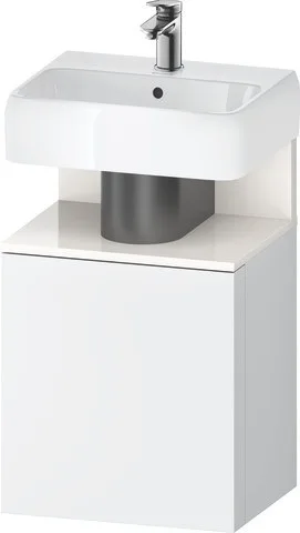 Duravit Qatego Waschtischunterbau wandhängend Weiß Matt 440x350x645 mm - QA4076L22180000 QA4076L22180000
