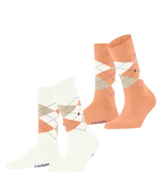 Burlington - Burlington Everyday Argyle Damen off-white - Gr. - 38.5