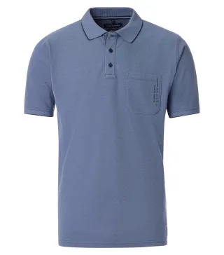 CASAMODA - Polo-Shirt blau - Gr. - XL