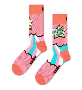 happy socks - Super Mom Sock Rosa - Gr. - 38