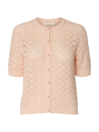 SELECTED WOMEN - SLFSOFIA 2/4 KNIT CARDIGAN pale dogwood - Gr. - XL