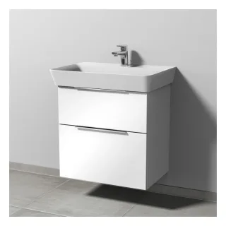 Sanipa 3way Waschtischunterbau zu Ideal Standard Connect Air Cube Waschtisch mit 2 Auszügen, Eiche N UM64985