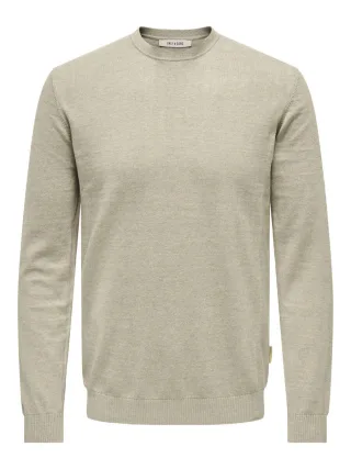 only & sons - Pullover - Onsloui grau - Gr. - S