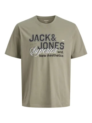 JACK&JONES - JJELOGO TEE SS O-NECK 2 COL SS26 SN - Gr. - L
