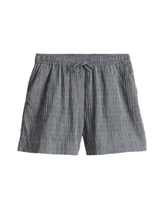 Opus - Shorts - Melane structure grau - Gr. - 34