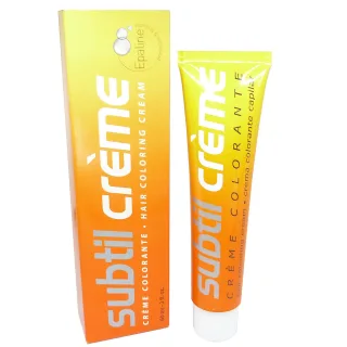 Subtil Creme Hair Coloring Cream Haar Farbe permanent Coloration 60ml - 09.1SE Cendre Clair Tres Blond